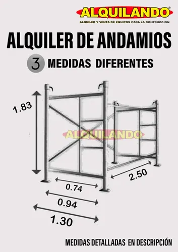 Alquiler De Andamios Y Escaleras En Caba, Boedo Y Saveedra