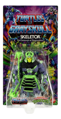 Tortugas Ninja Masters Of The Universe Figura de Acción Skeletor de 5.5 Pulgadas Mattel
