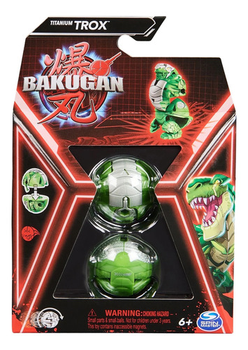 Bakugan Core Ball Titanium Trox Batlle League Original Nuevo