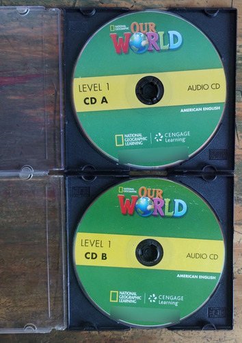 American Our World Level 1, Nat Geo Cengage - Audio Cds X2