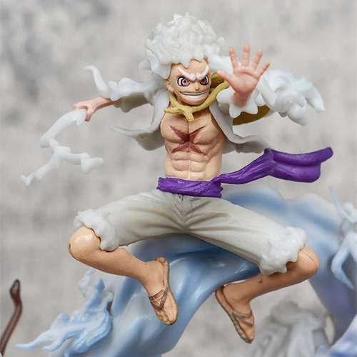 Figura Luffy One Piece Gear 5 Dios Nika Rayo Escultura