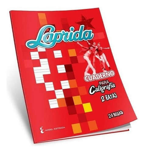 Cuaderno Laprida Para Caligrafia X 24 Hjs 2 Rayas Doble Raya