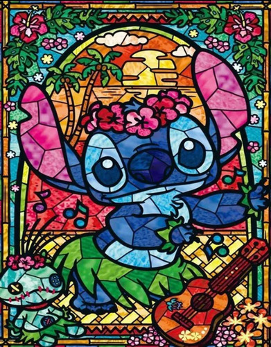 Kit Diamond Painting Disney, Stitch, Van Gogh Y Más  20x30cm
