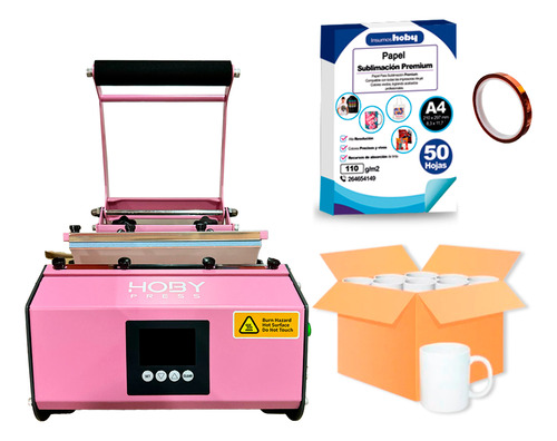 Sublimadora De Tazones Doble Termos Botellas Tazas Hoby Ap5