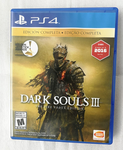 Dark Souls Iii The Fire Fades Edition Ps4 Juego