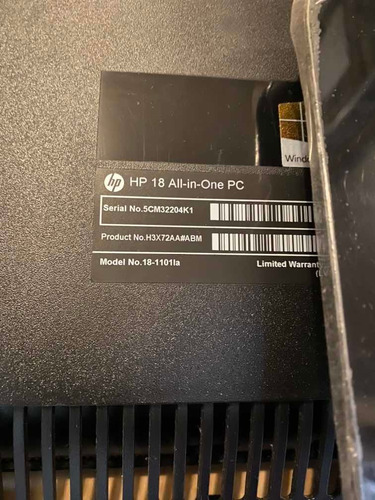 Hp 18 All-in-one Pc Negro (Usado)