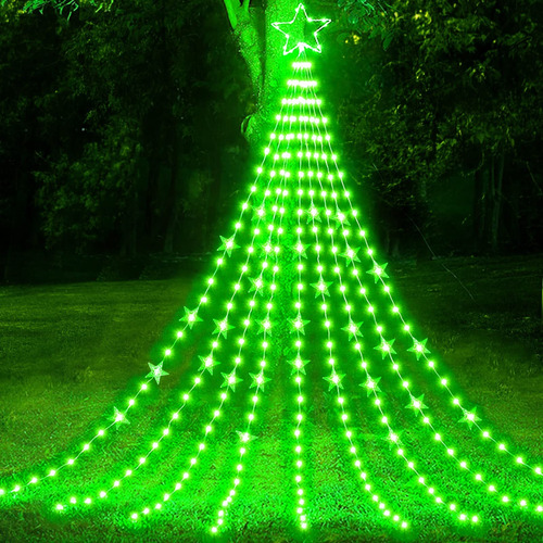 Luz Estrella Para Decoracion Navidad Al Aire Libre Arbol 12