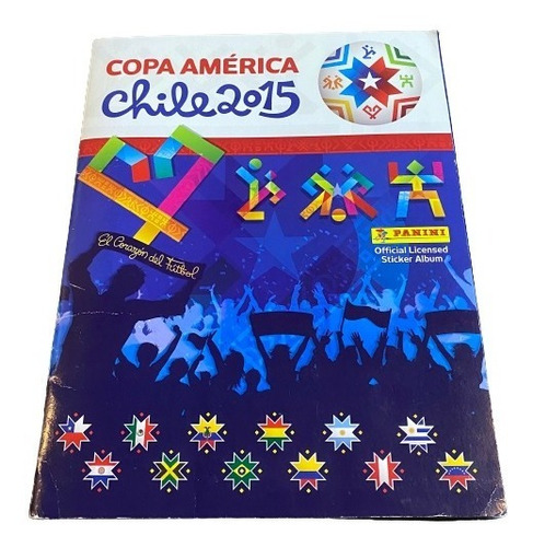 Album Copa America Chile 2015 Panini 100% Lleno