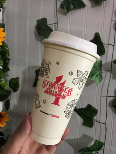 Vaso Reutilizable De Starbucks Edición Stranger Things (Usado)
