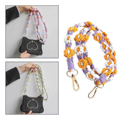Cordón Para Teléfono Móvil Tejido Con Flores, Estilo B