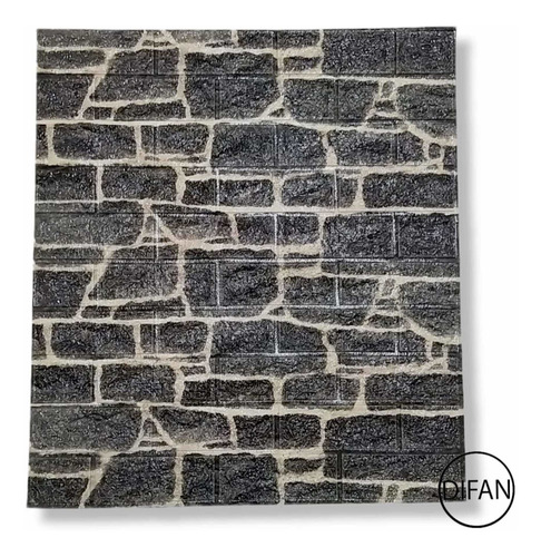 Imagen 2 de 8 de Pared Revestimiento Negro Placa 3d Auto Adhesiva!