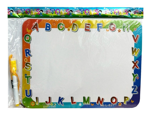Pizarra Borrable Con Marcador Infantil Pack X10 Surtidos