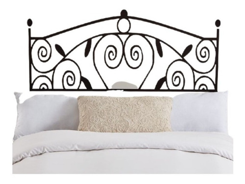Imagen 1 de 1 de Deco Cabecera Individual, Vinil Decorativo Adherible