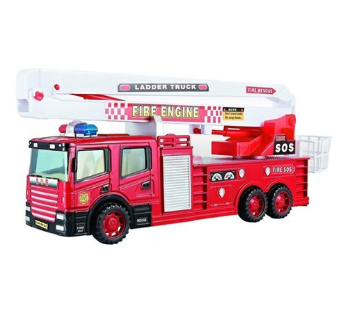 Camion Bomberos Friccion En Bolsa 0520 Flaber 