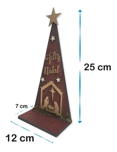 Presépio Natal Decoração Natalina Enfeite Jesus Mdf Marrom | Parcelamento sem juros Presépio Natal Decoração Natalina Enfeite Jesus Mdf Marrom | Parcelamento sem juros