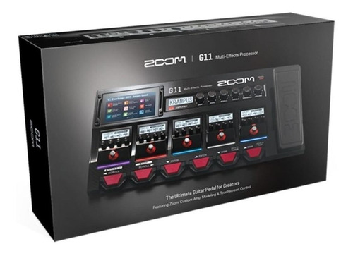 Imagen 4 de 4 de Pedal de efecto Zoom G11 negro