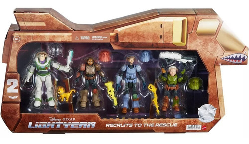 Disney Pixar Lightyear Recruits To The Rescue Figure 4 -pack