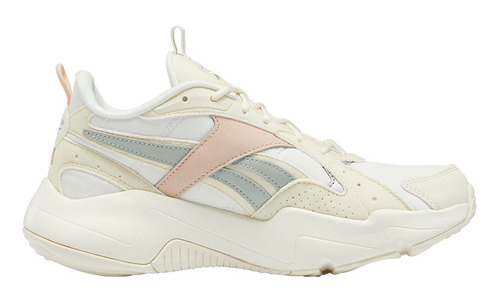 Tenis Lifestyle Reebok Restyle Turbo - Beige-blanc