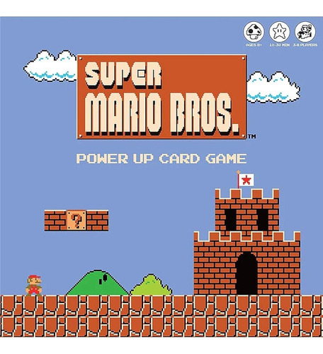 Super Mario Bros Power Up - Juego De Cartas Para La Familia