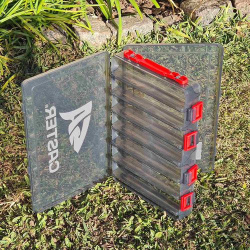 Imagen 3 de 4 de Caja Pesca Caster Para Señuelos Doble Faz 16 Divisiones 002