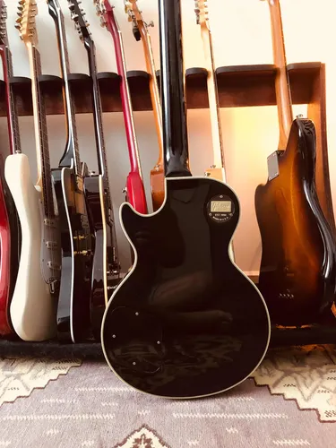 Guitarra Burny Les Paul Custom Japonesa | MercadoLivre