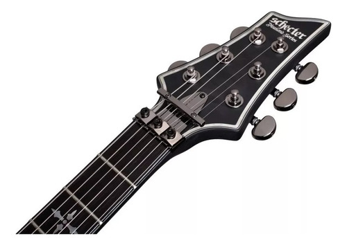 Guitarra Electrica Schecter Hellrasier C-1 Fr Extreme Ebano Color Negro Orientación De La Mano Diestro