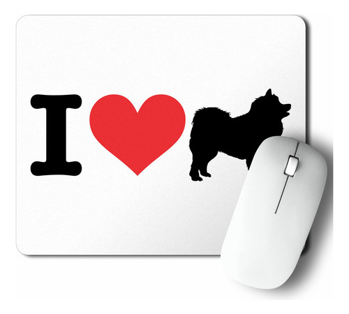 Mouse Pad I Love My Samoyedo (d1005 Boleto.store)