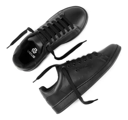 Zapatillas Vicus Furo Cuero Pu Negro Suela