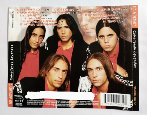 Los Moykanos Cd Nuevo Cumpliendo Leyendas 12 Temas Éxitos