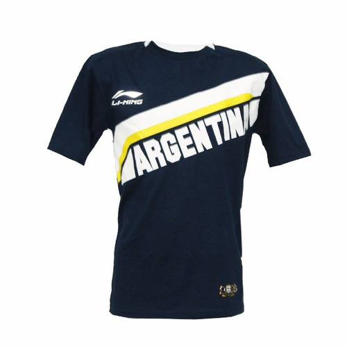 Remera Basquet Argentina Li Ning Entrenamiento Oferta