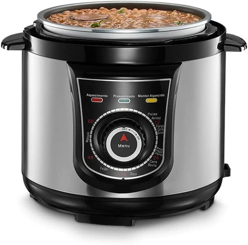 Panela De Pressão Elétrica Elgin 4 Litros 840w Ppr100 127v