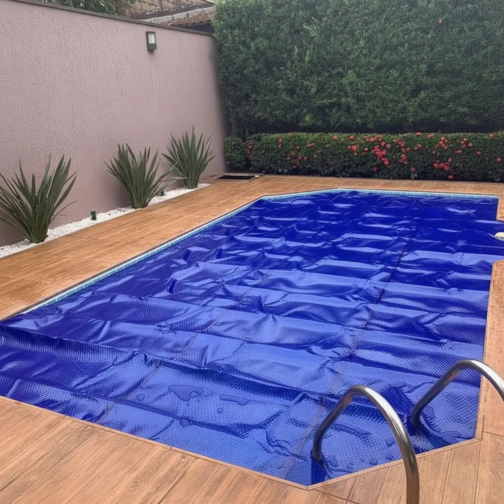 Capa Térmica Piscina 6x3 Lona Prot/uv 300 Micras Manta Azul