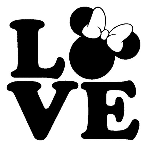 Vinilo Decorativo Love Disney