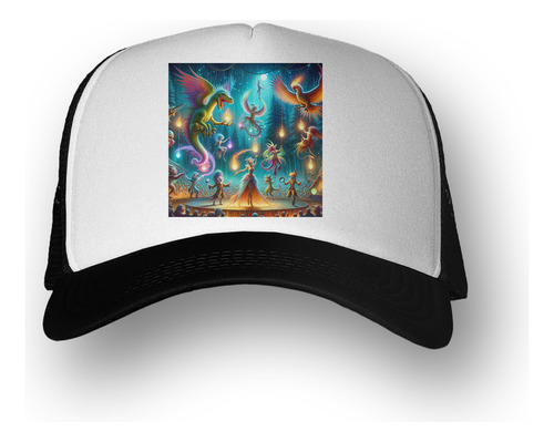 Gorra  Circo Mitico Animales De Fantasia Color