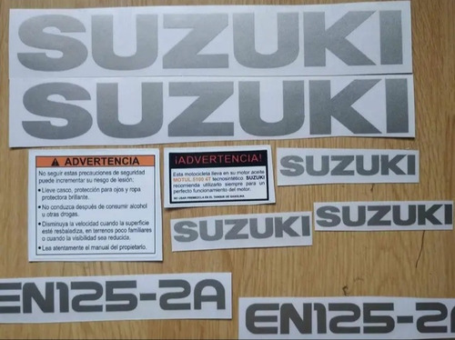 Calcomania Kit Suzuki En125-2a 