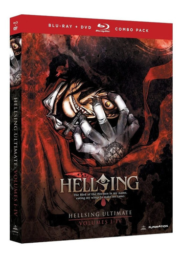 Hellsing Ultimate Vol 1 - 4 Anime Blu-ray + Dvd