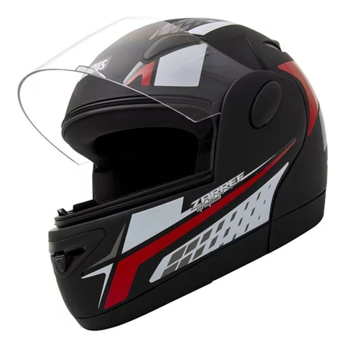 Imagem 4 de 6 de Capacete Zarref V4 Grafic Taurus Modular Robocop Articulado