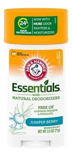 Desodorante Arm & Hammer Essentials 71gr  Juniper Berry