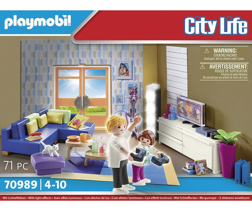 Figuras Para Armar Playmobil City Life Salón Con 71 Piezas