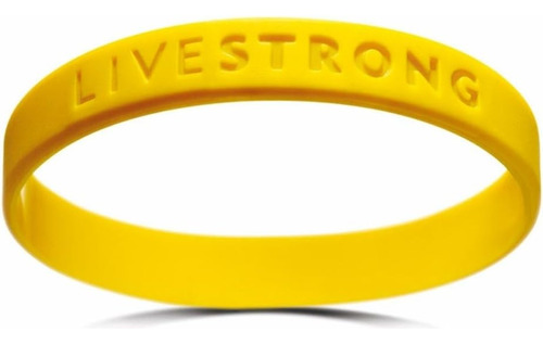 Pulsera Brazalete Silicona Livestrong Nike Leer Descripcion