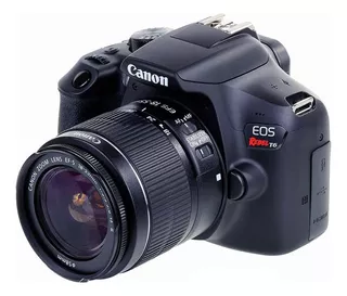 Canon Eos Rebel Con Lente T6 Color Negro