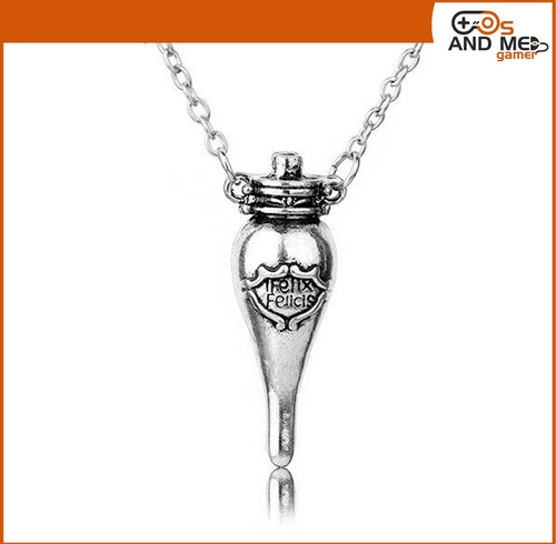 Collar Dije Colgante Harry Potter Felix Felicis Magia Nuevo