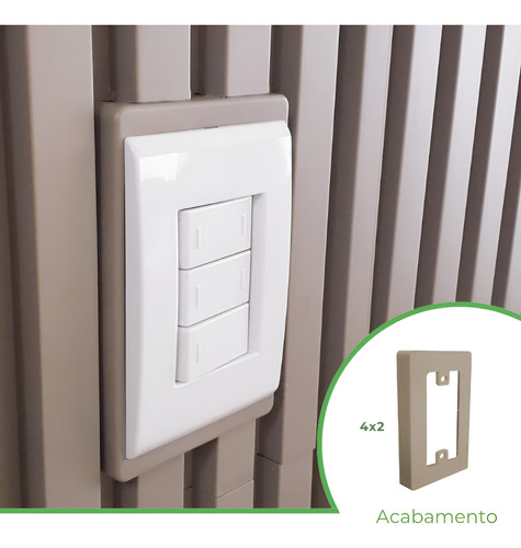 Acabamento Para Tomada | Parede 3d | 15 Cores