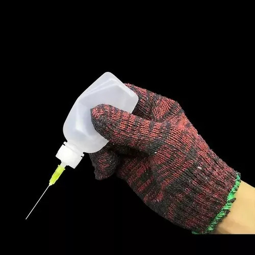 Botella Aplicadora Punta Aguja Acero Pintura Pegamento 50ml