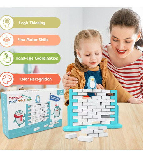 Juguete De Pared Interac Brick Building Para Padres E Hijos