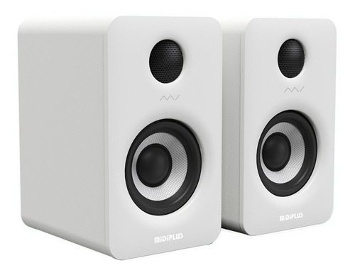 Monitores Estudio Activos Midiplus Mi5 Bluetooth Blanco Par