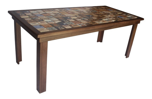 Mesa Grande Jantar Com Tampo Em Cerâmica