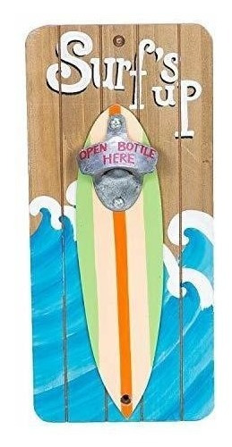 Placa De Pared Con Diseño De Botella De Surf Con Diseño De B