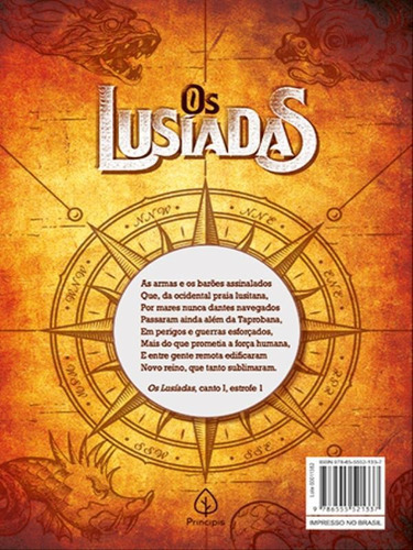 Os Lusíadas, De De Camões, Luís. Editora Principis, Capa Mole Em Português