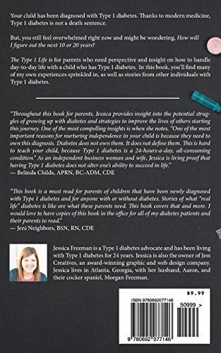 The Type 1 Life A Road Map For Parents Of Children With New, De Freeman, Jessica. Editorial Jessica Freeman, Tapa Blanda En Inglés, 2018